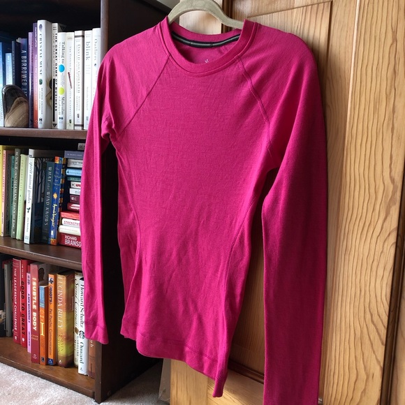NWOT Smartwool | Women's Classic Thermal Merino Base Layer Crew - Pink | XS - Picture 4 of 9